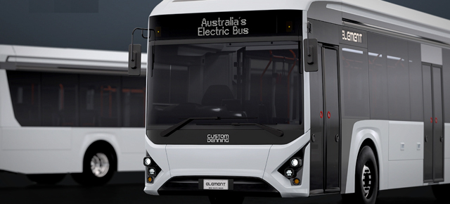 Australian-built electric bus heading to UK